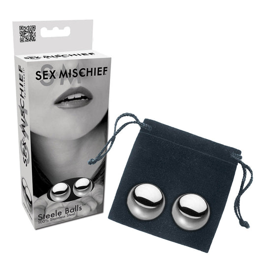 Sportsheets Sex & Mischief Steele Balls Stainless Steel - product photo