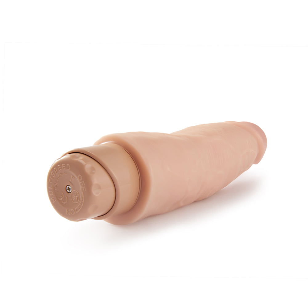 Dr. Skin Cock Vibe 14 Realistic 8 in. Vibrating Dildo Beige