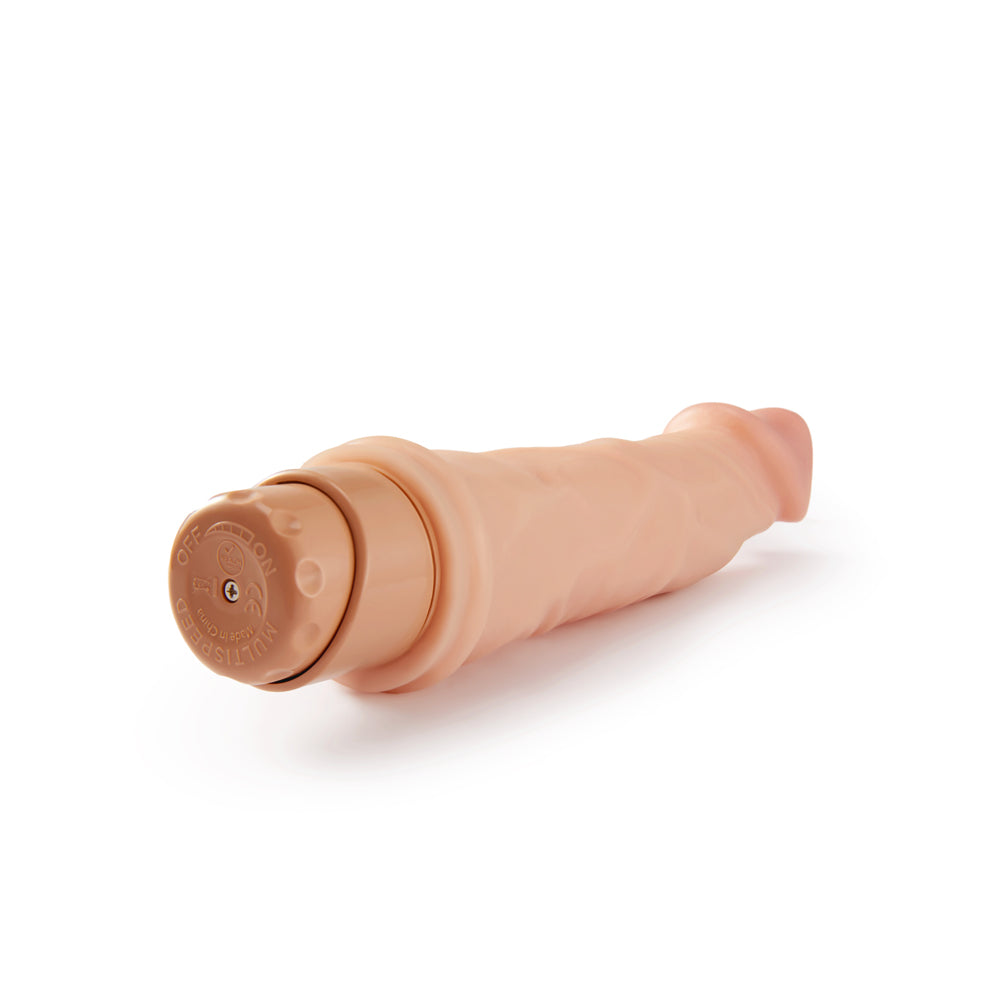 Dr. Skin Cock Vibe 6 Realistic 8.75 in. Vibrating Dildo Beige