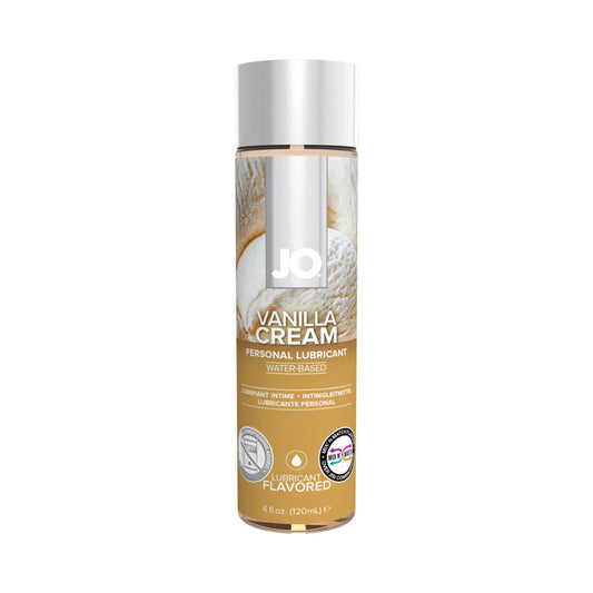 JO H2O Vanilla Cream Flavored Water-Based Lubricant 4 oz. - product photo