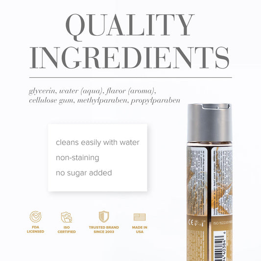 JO H2O Vanilla Cream Flavored Water-Based Lubricant 4 oz. - product photo 2