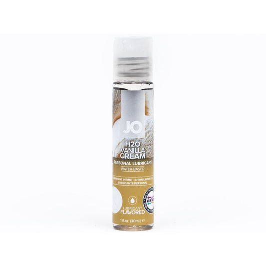 JO H2O Vanilla Cream Flavored Water-Based Lubricant 1 oz. - product photo