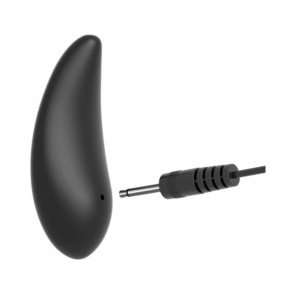 Anal Fantasy Collection Vibrating Remote Control Silicone Plug Black