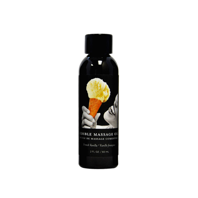 Earthly Body Edible Massage Oil Vanilla 2oz