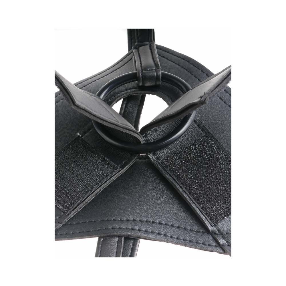King Cock Strap-On Harness With 6 in. Cock Beige