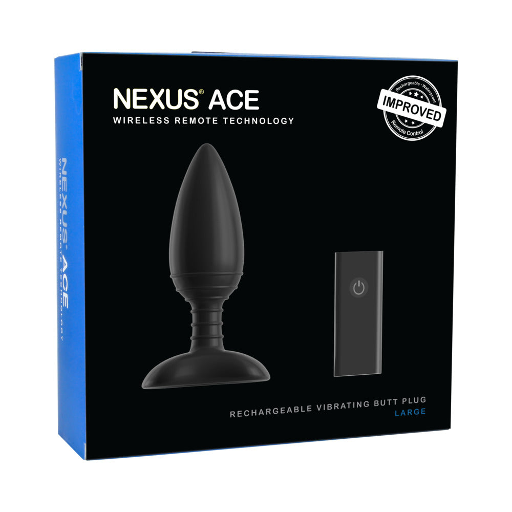 Nexus Ace Large Remote Control Vibrating Butt Plug