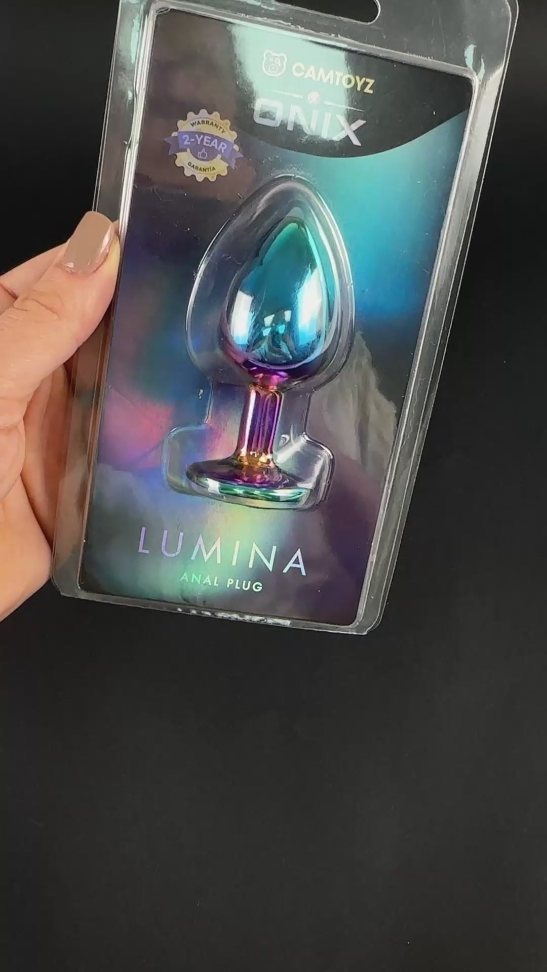 Camtoyz Onix Lumina Anal Plug Iridescent
