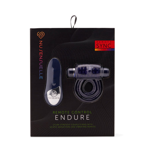 Nu Sensuelle Endure Remote Control Couple''s Ring Blue - product photo