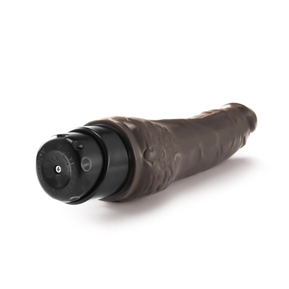 Dr. Skin Cock Vibe 7 Realistic 8.5 in. Vibrating Dildo Brown