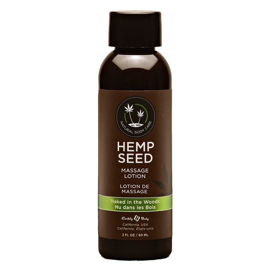 Earthly Body Massage Lotion Naked in the Woods 2oz - product photo