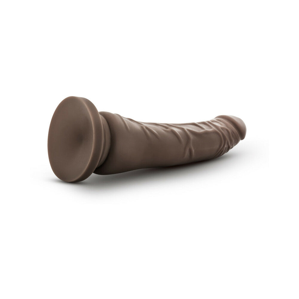 Dr. Skin Basic 8.5 Realistic 8.5 in. Dildo Brown
