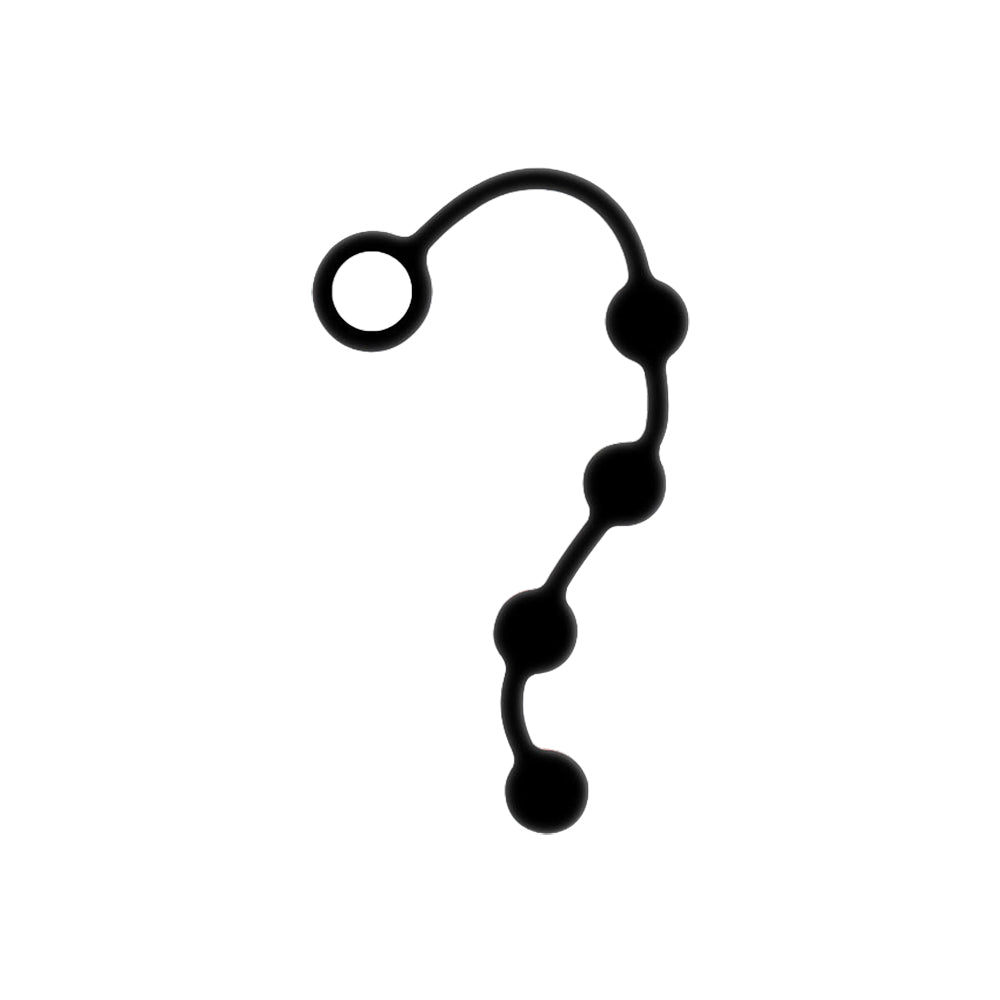 Nexus EXCITE Silicone Anal Beads Small Black