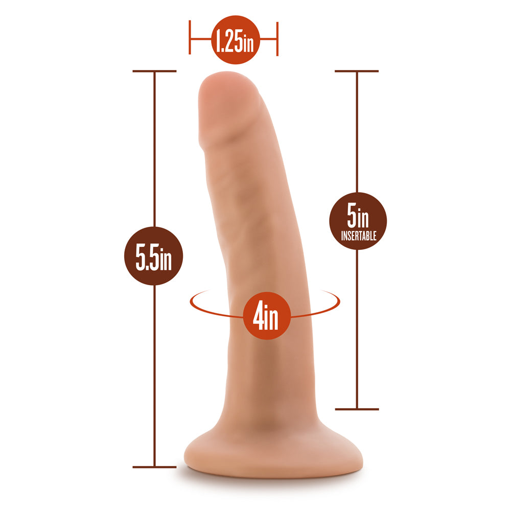 Dr. Skin Realistic 5.5 in. Dildo Beige