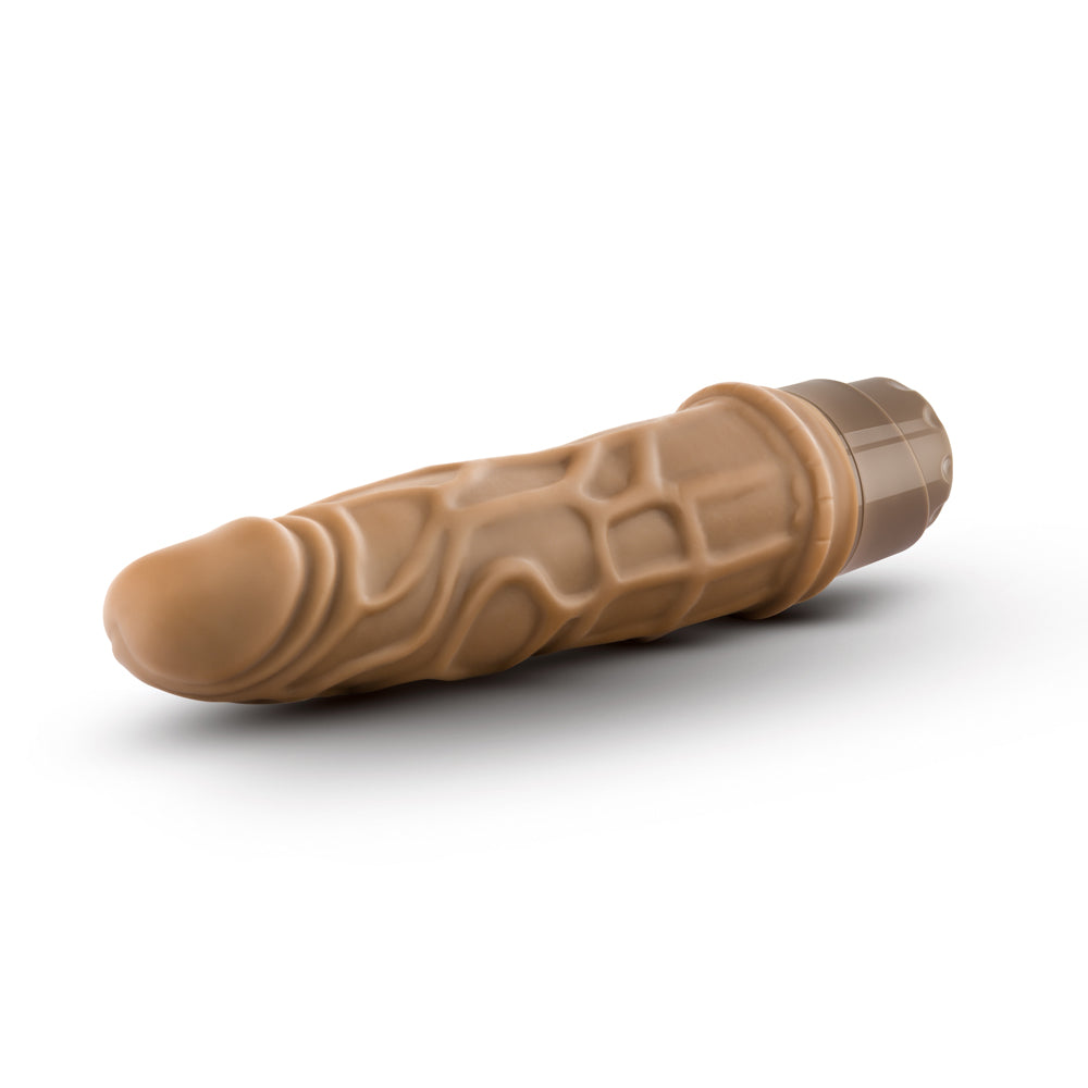 Dr. Skin Cock Vibe 3 Realistic 7.25 in. Vibrating Dildo Tan
