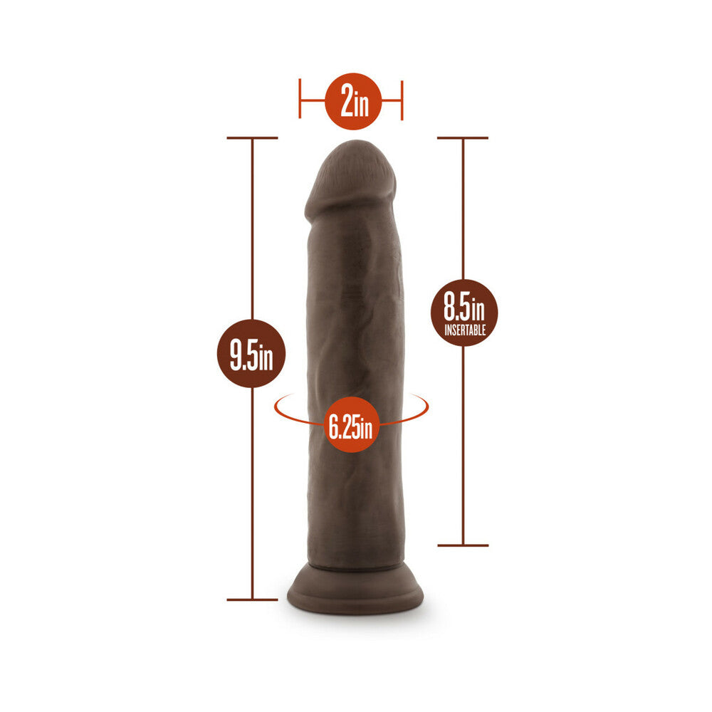 Dr. Skin Realistic 9 in. Dildo Brown