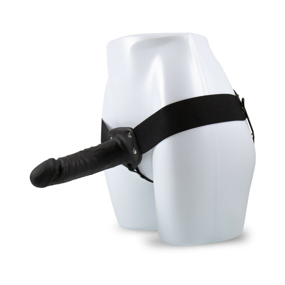 Dr. Skin 7 in. Hollow Strap-On Black