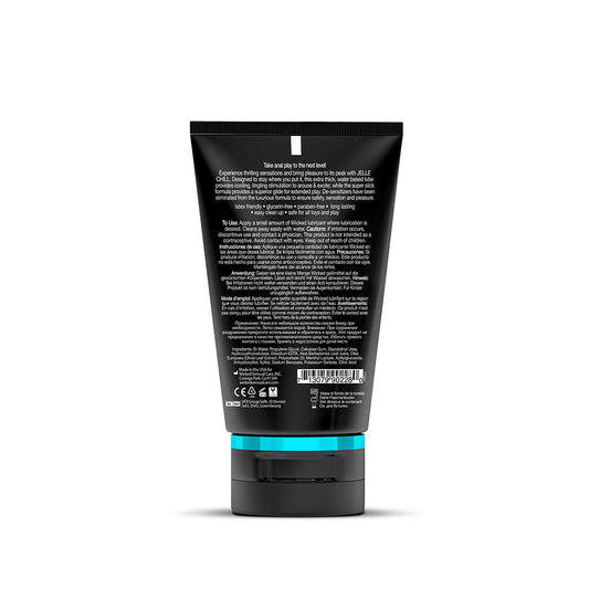 Wicked Jelle Chill Cooling Anal Lubricant 4 oz. - product photo 2