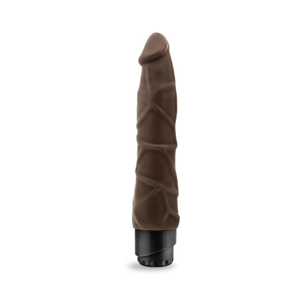 Dr. Skin Cock Vibe 1 Realistic 9 in. Vibrating Dildo Brown