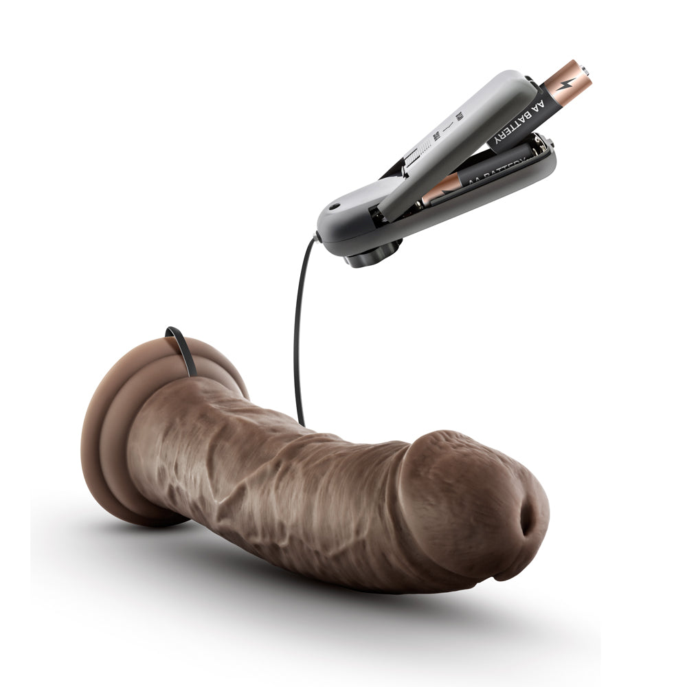 Dr. Skin Dr. Joe Realistic 8 in. Vibrating Dildo Brown