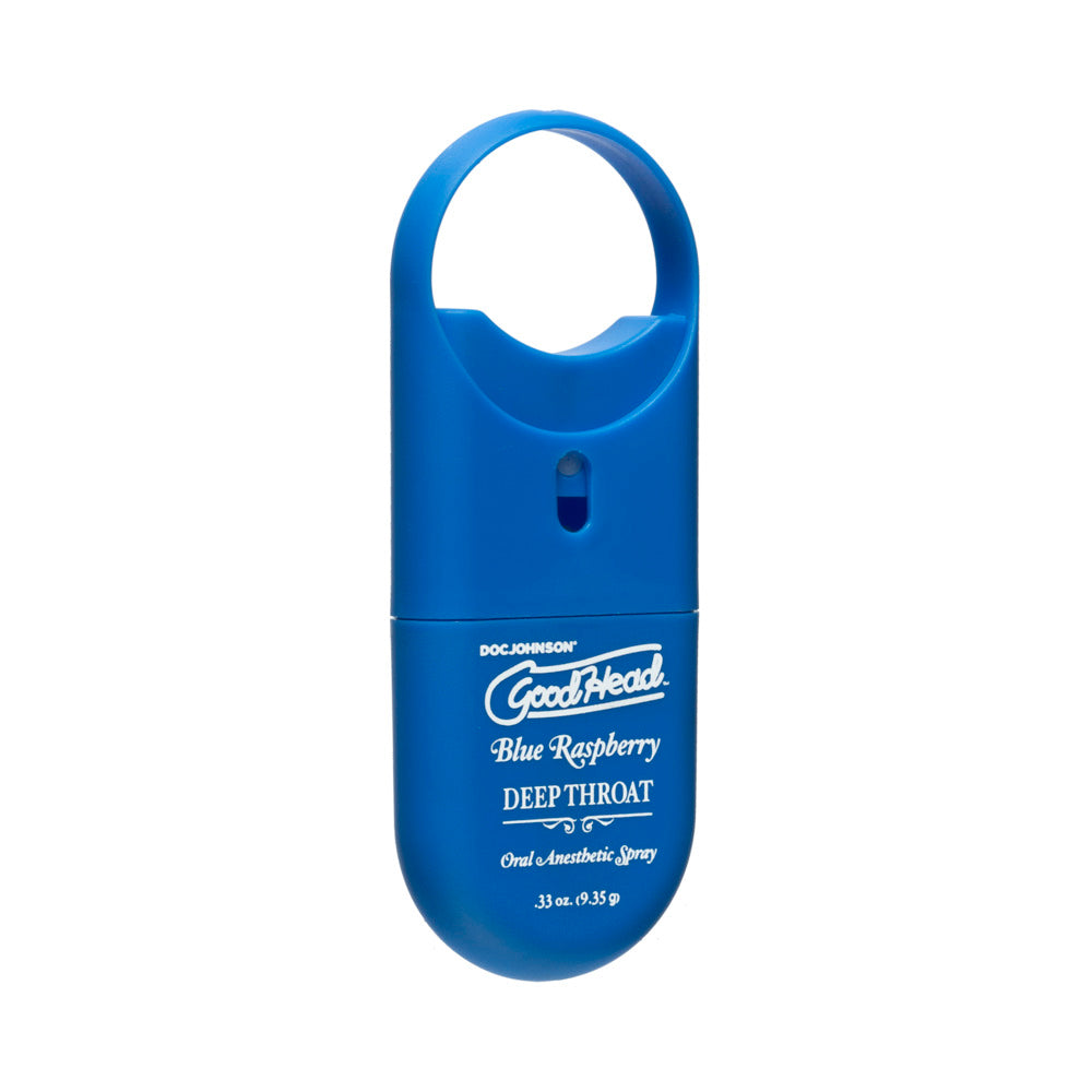 GoodHead Deep Throat Spray To-Go Blue Raspberry .33 oz
