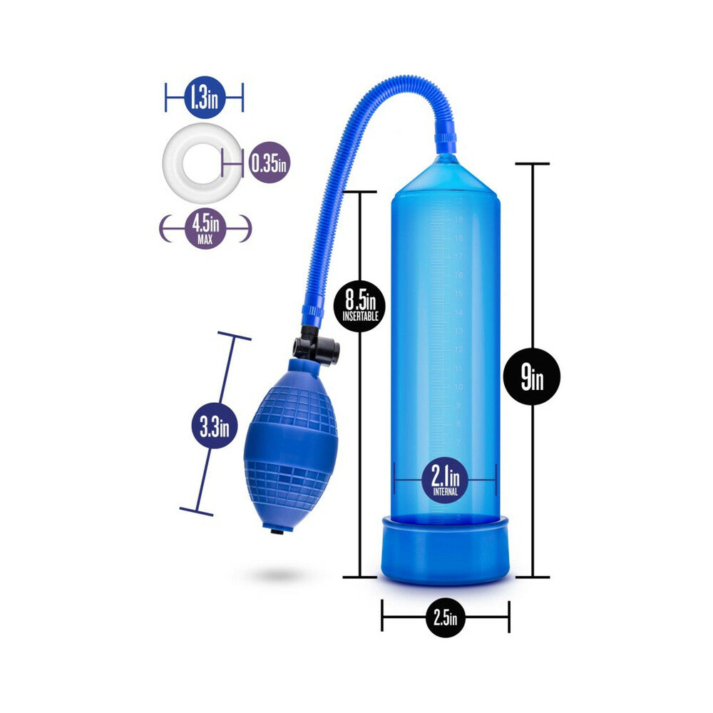 Performance VX101 Male Enhancement Pump Blue