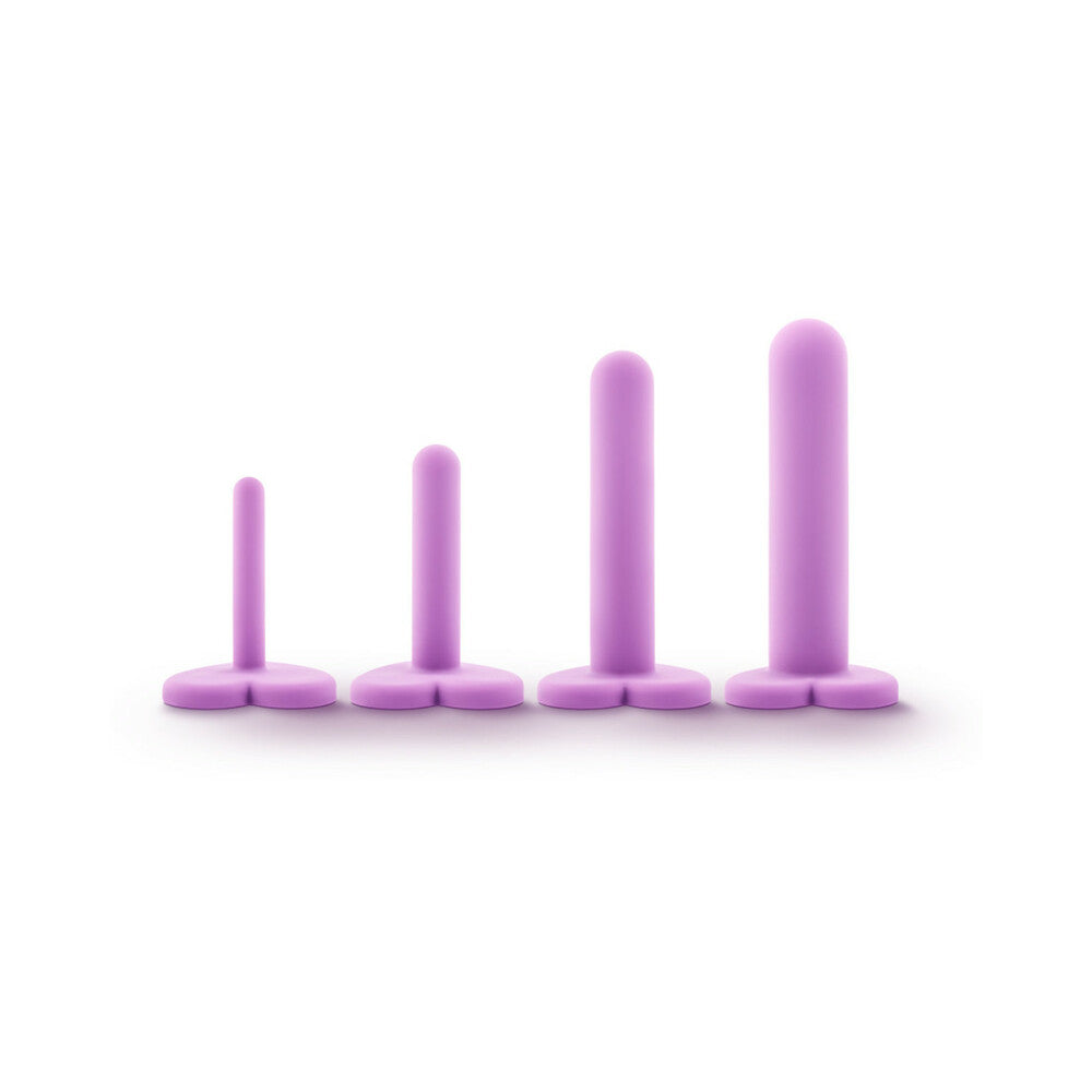 Wellness 4-Piece Silicone Dilator Kit Purple