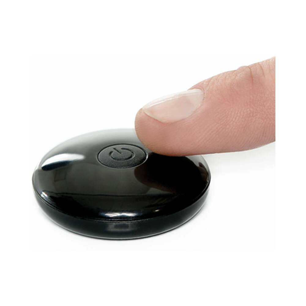 Fetish Fantasy Series Vibrating 8 in. Hollow Strap-On With Balls Brown/Black