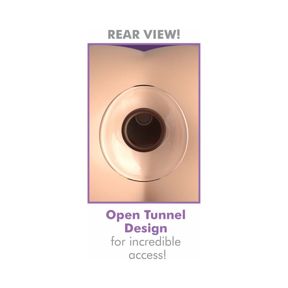 Anal Fantasy Elite Collection Beginner''s Anal Gaper Glass Tunnel Plug Clear