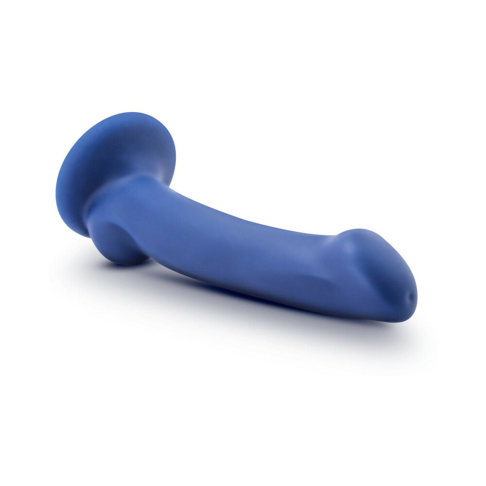 Avant D10 Ergo Mini 7 in. Dual Density Silicone Dildo Indigo