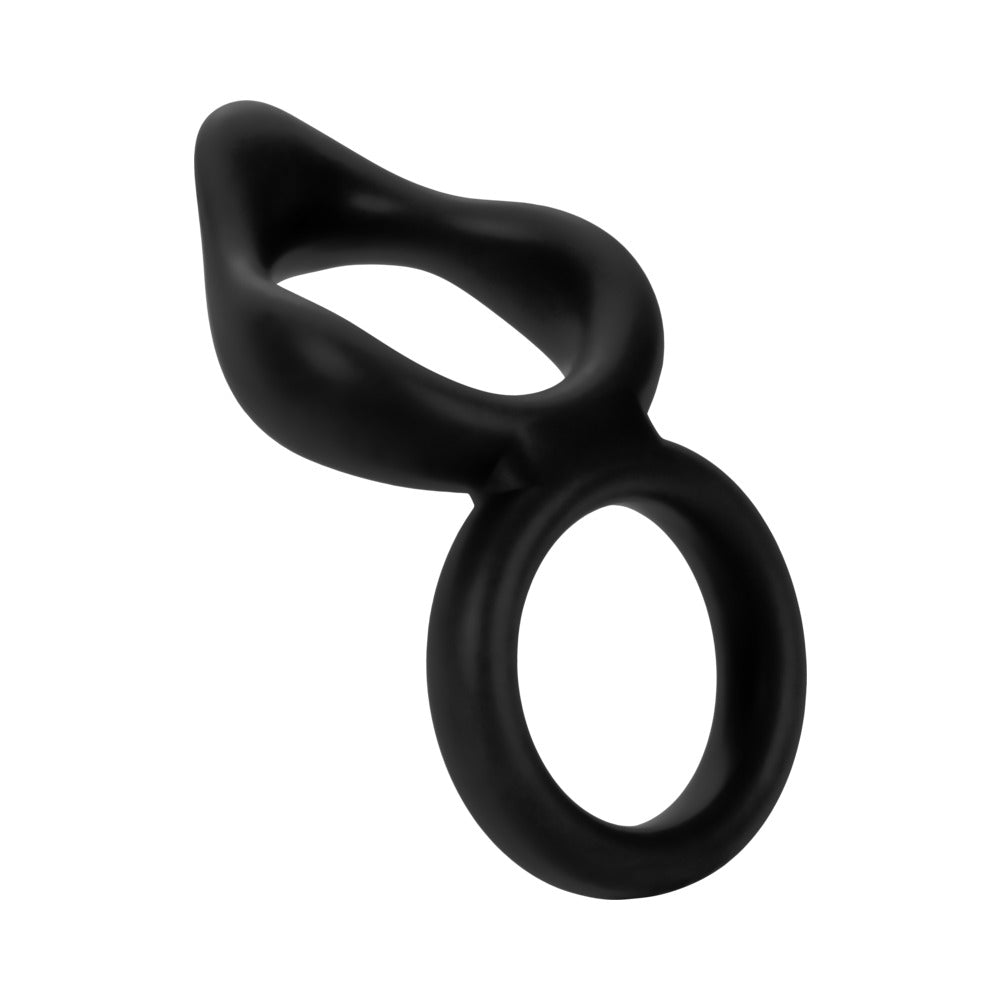 Forto F-88 Liquid Silicone Cock & Ball Ring Black