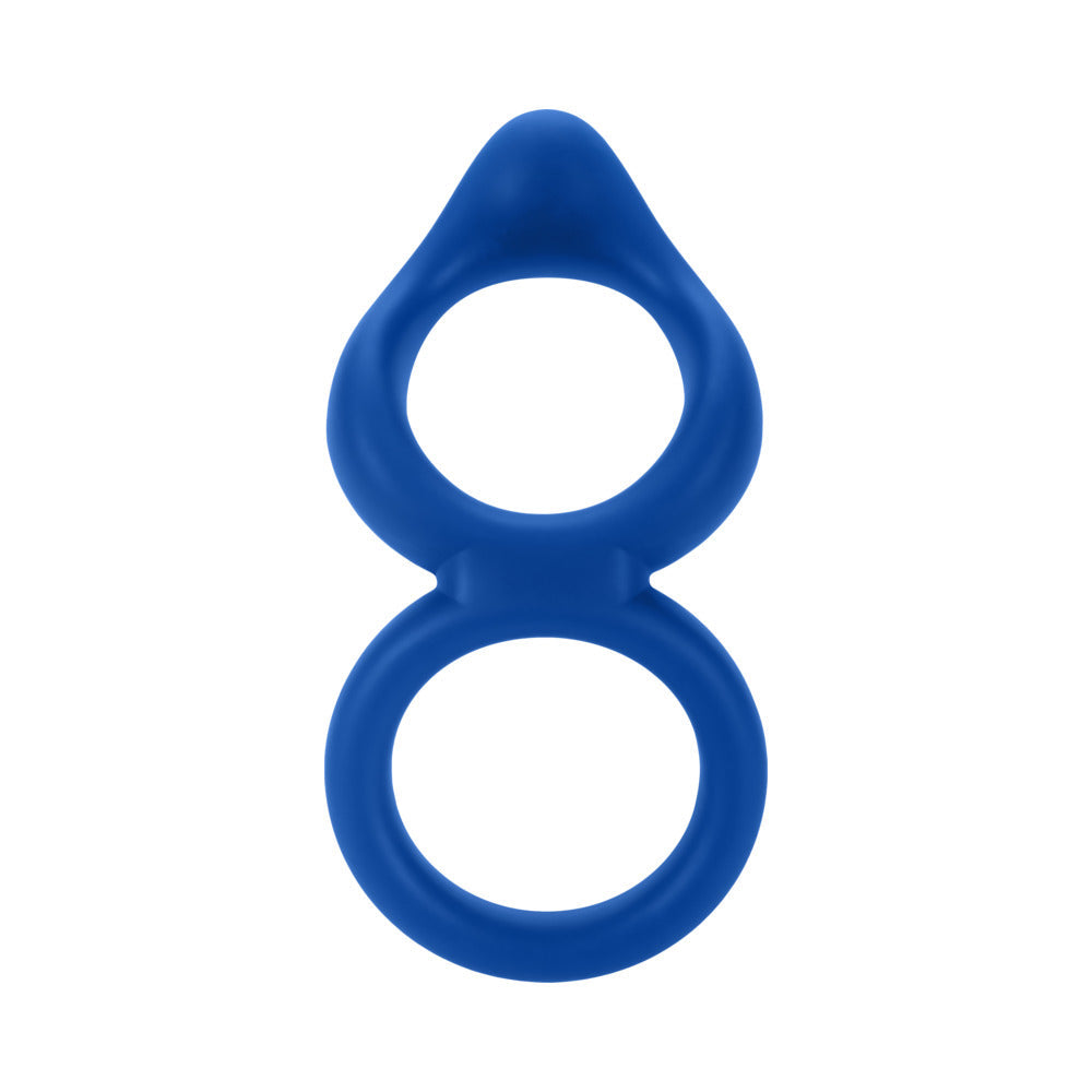 Forto F-88 Liquid Silicone Cock & Ball Ring Blue
