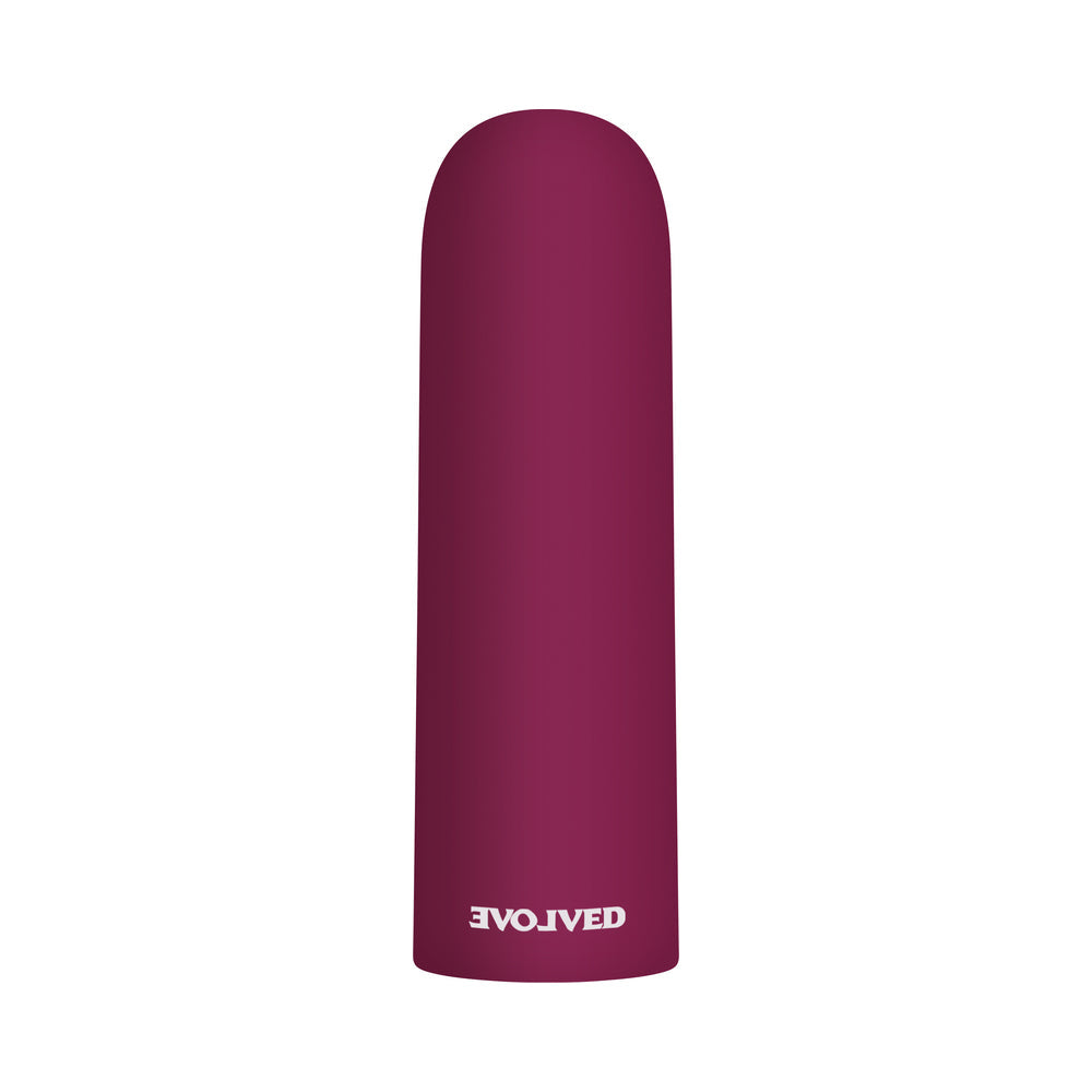 Evolved Mighty Thick Rechargeable Bullet Vibrator Burgundy