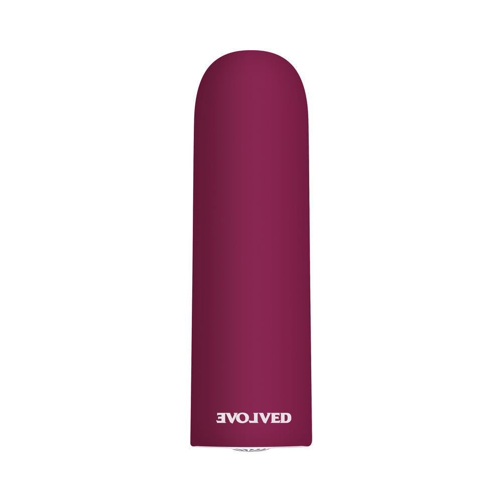 Evolved Mighty Thick Rechargeable Bullet Vibrator Burgundy