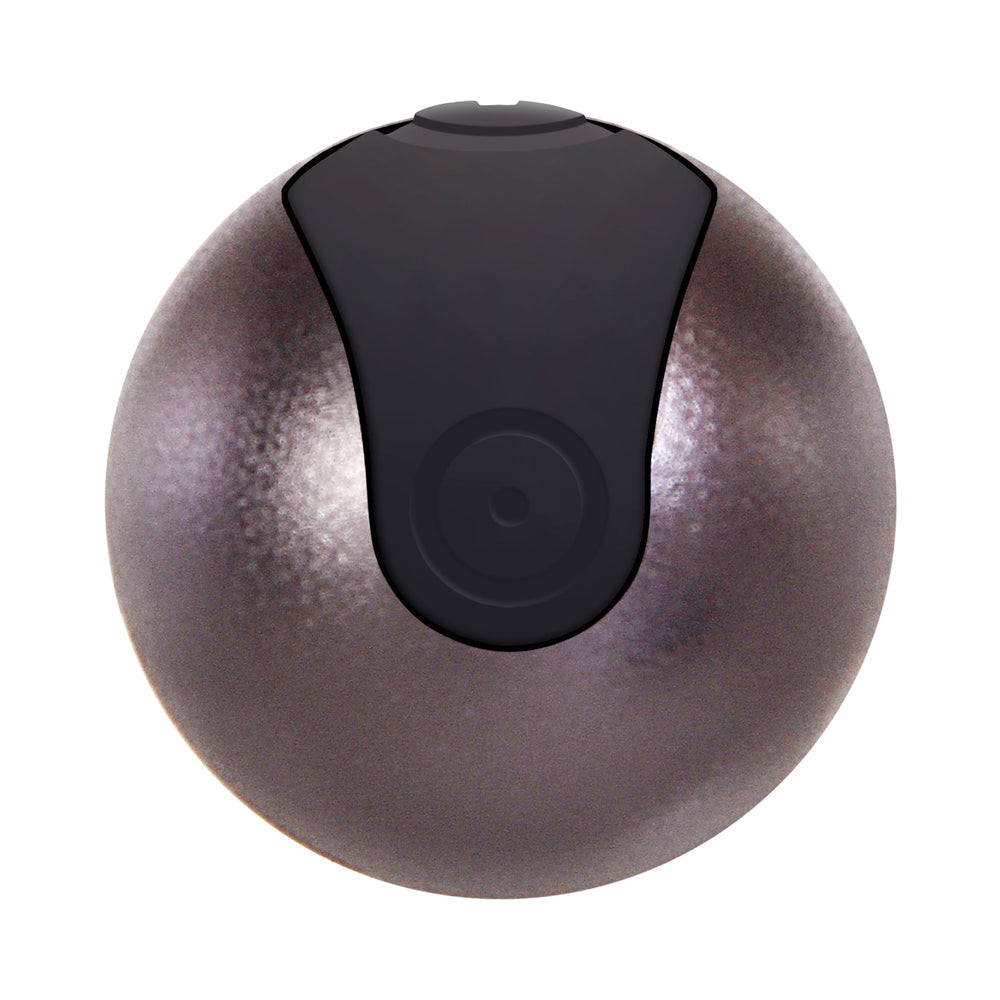 Evolved Travel-Gasm Rechargeable Metal Bullet Vibrator With Carrying Case Gunmetal