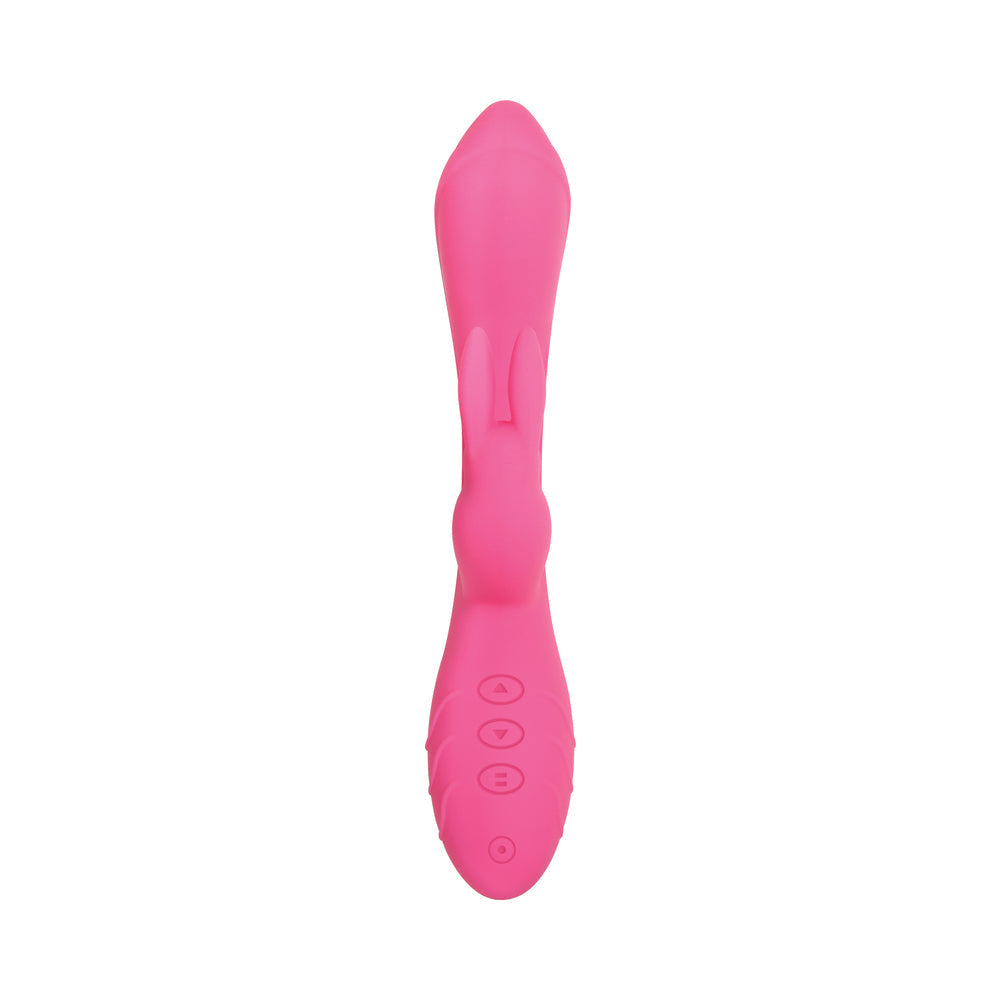 Evolved Bunny Kisses Rechargeable Silicone Rabbit Vibrator Pink