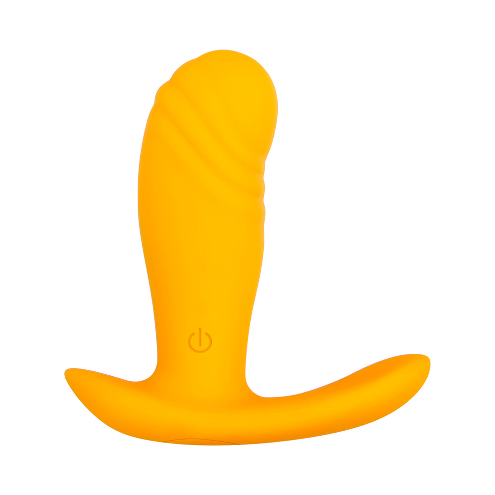 Evolved Creamsicle Rechargeable Remote-Controlled Silicone G-Spot and Prostate Massager Orange