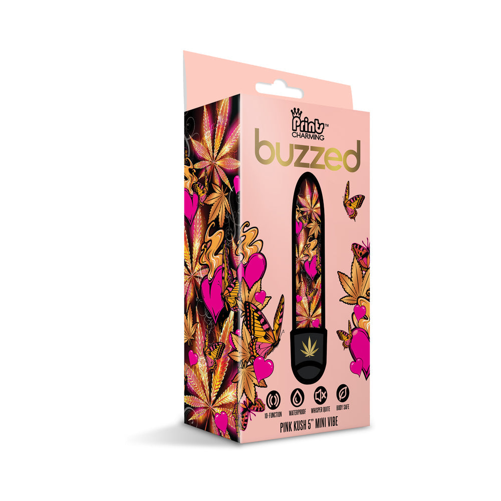 Prints Charming Buzzed 5" Mini Vibe - Pink Kush