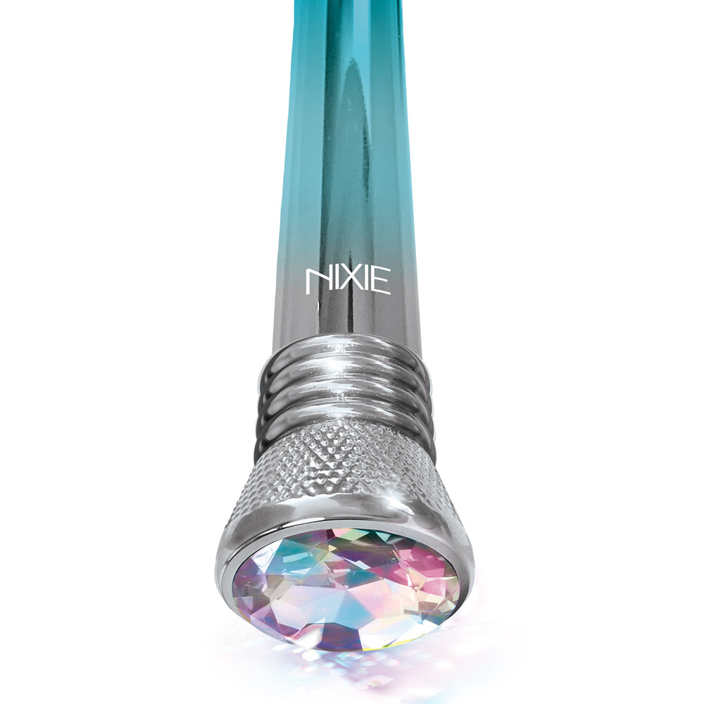 Nixie Waterproof 10-Function Bulb Vibe - Blue Ombre Glow
