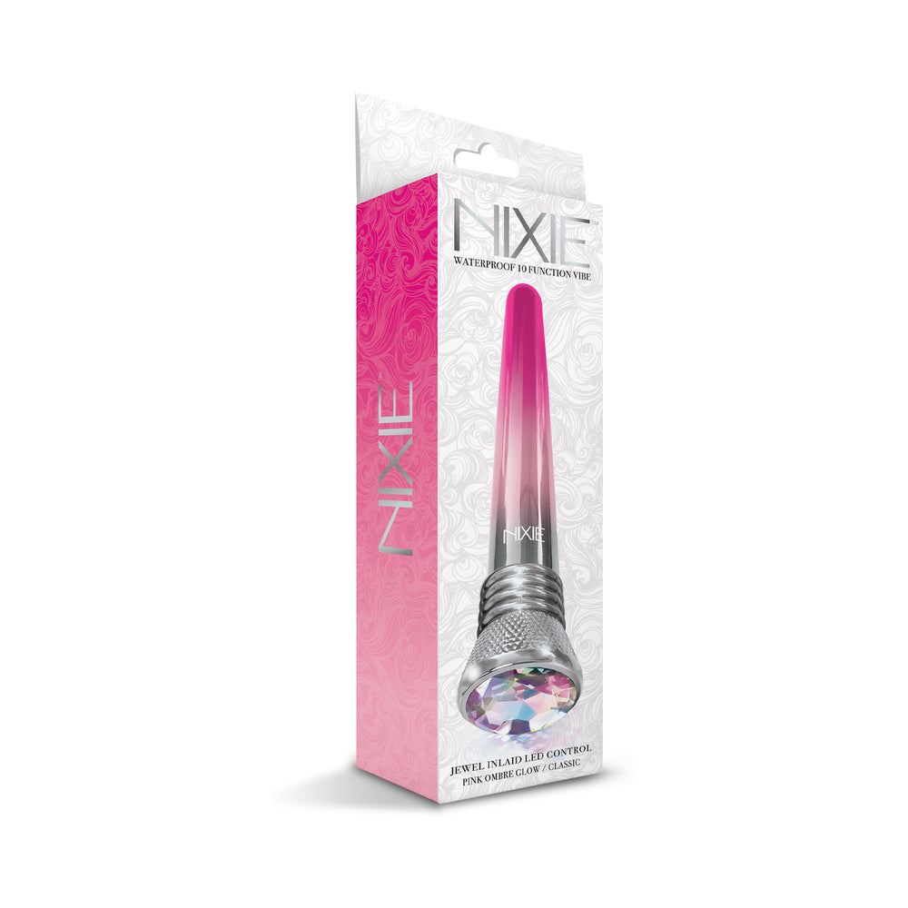 Nixie 10-Function Waterproof Classic Vibe - Pink Ombre Glow