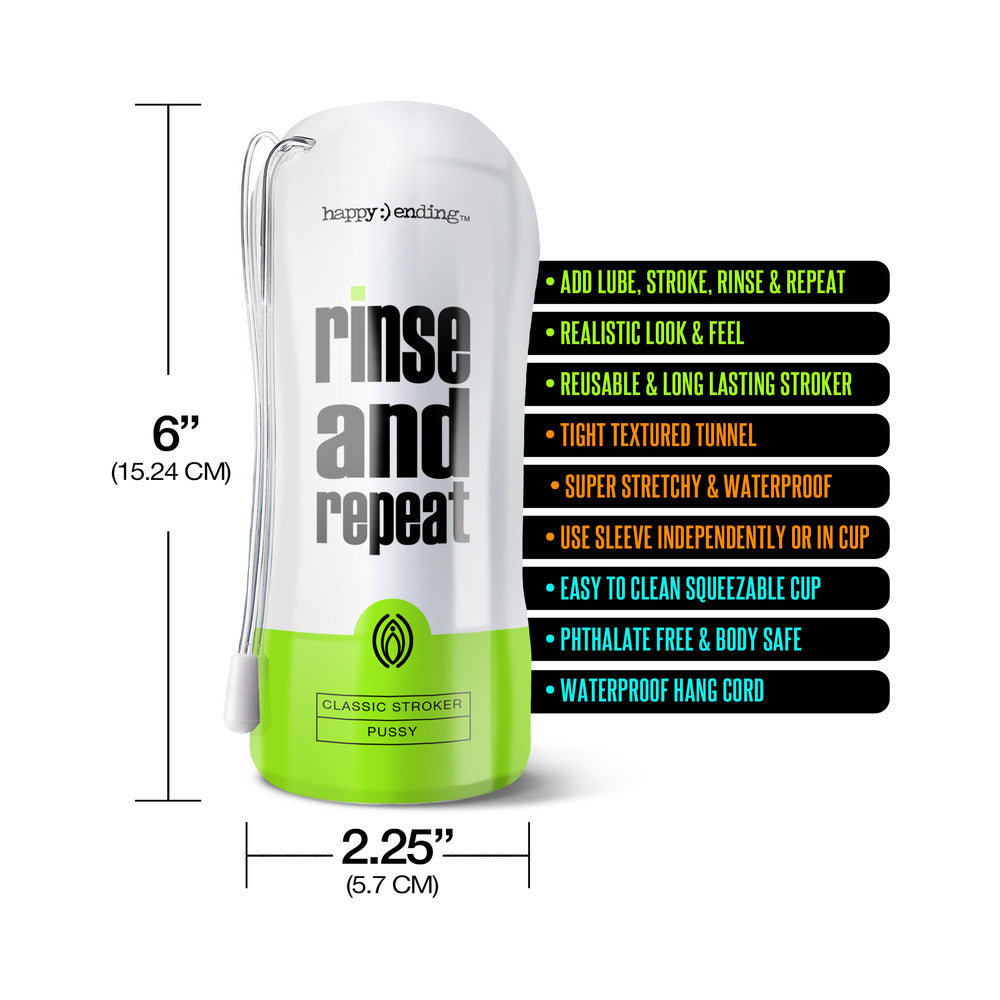 Happy Ending Rinse And Repeat Classic Stroker - Pussy