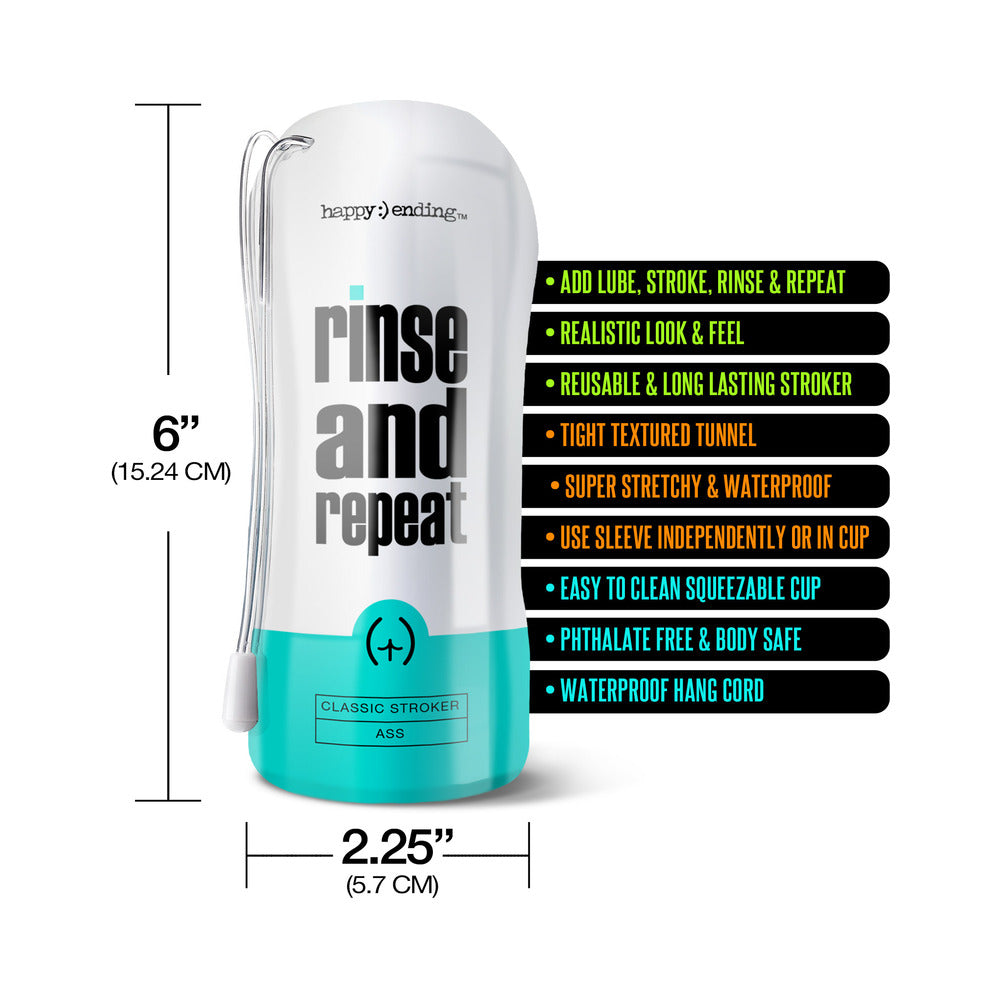Happy Ending Rinse And Repeat Classic Stroker - Ass