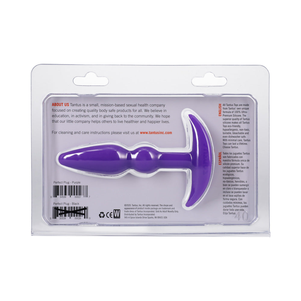 Tantus Perfect Plug Anal Plug Lilac