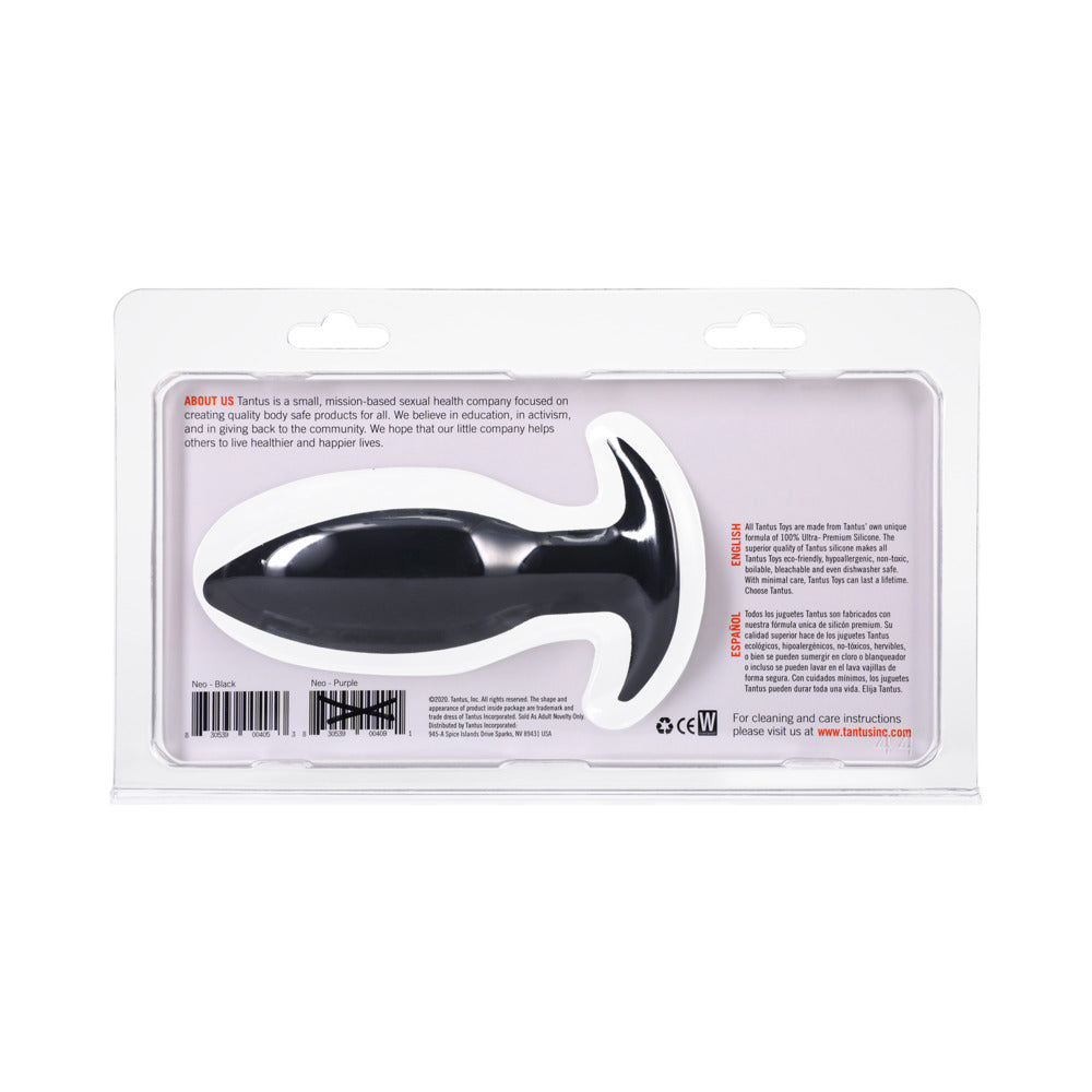 Tantus Neo Anal Plug Onyx (Clamshell)