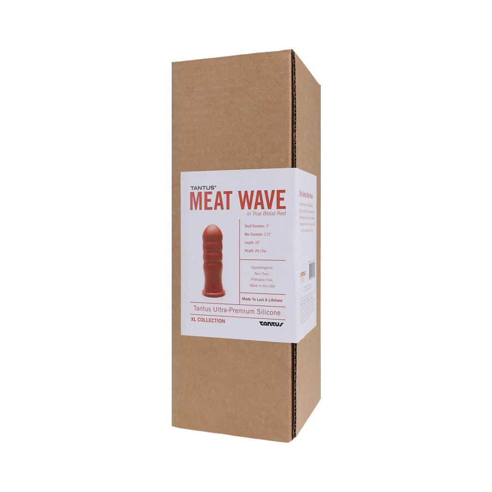 Tantus Meat Wave Anal Plug Ruby (Box)