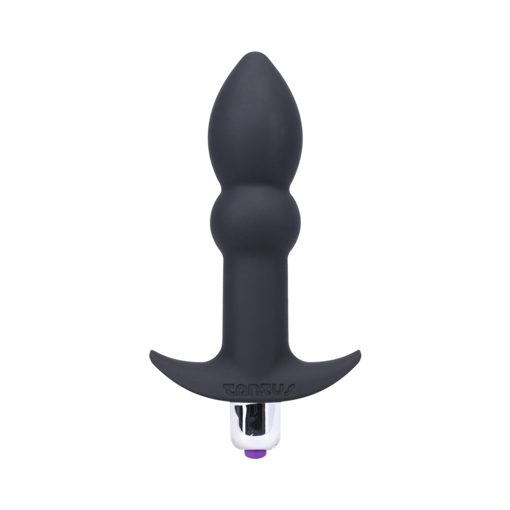Tantus Perfect Plug Plus Vibrating Anal Plug Onyx