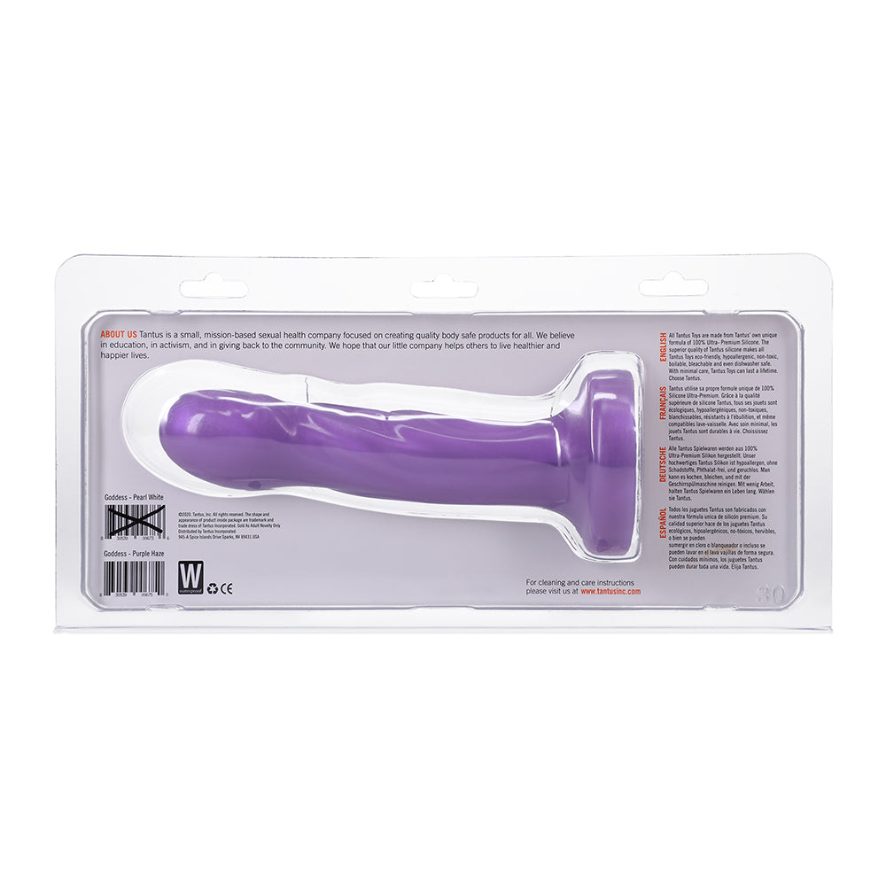 Tantus Goddess Vibrating 6.25 in. Dildo Lavender