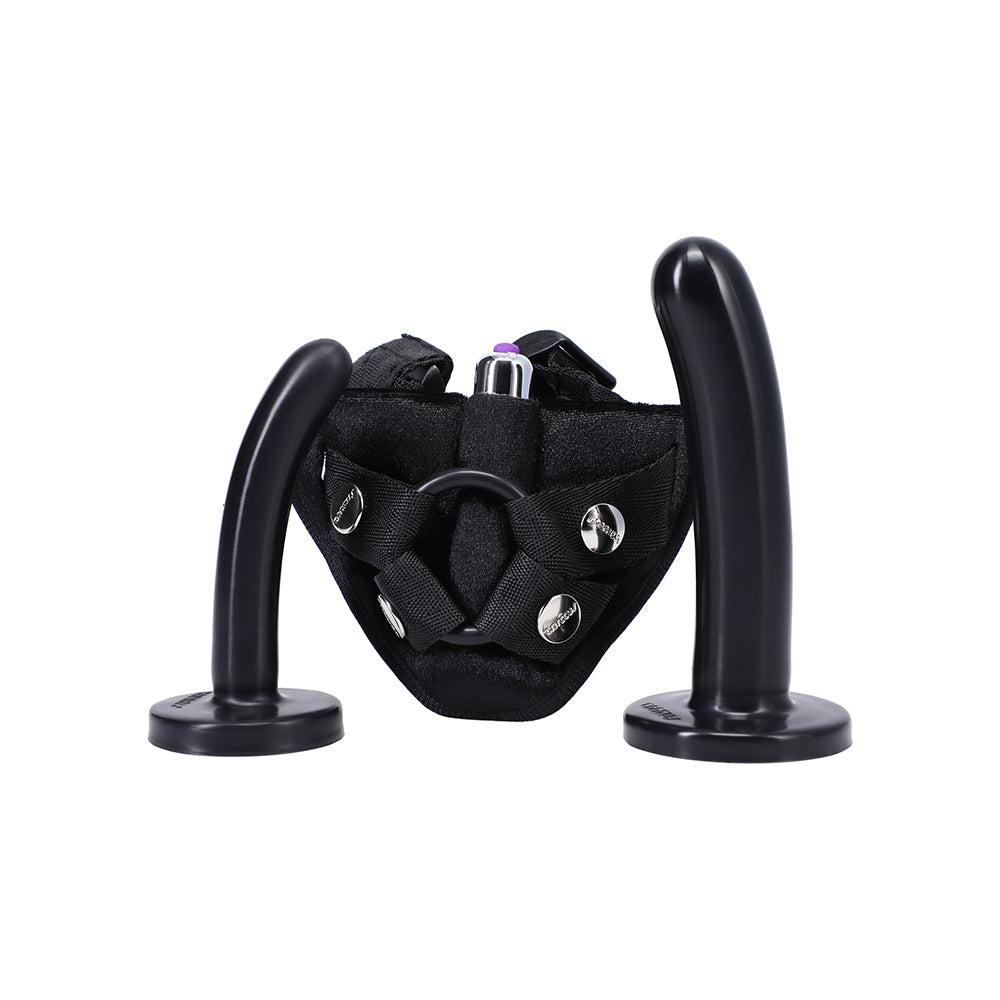 Tantus Bend Over Beginner Strap-On Harness Kit Onyx