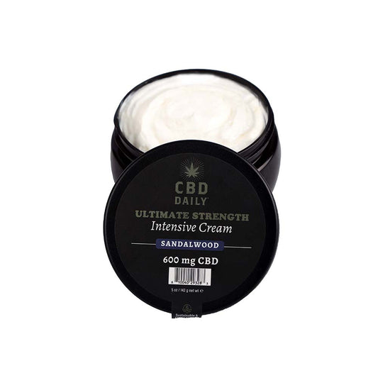 Earthly Body CBD Cream Sandalwood 5 oz. - product photo