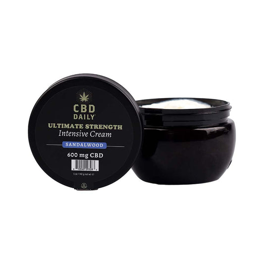 Earthly Body CBD Cream Sandalwood 5 oz. - product photo 2