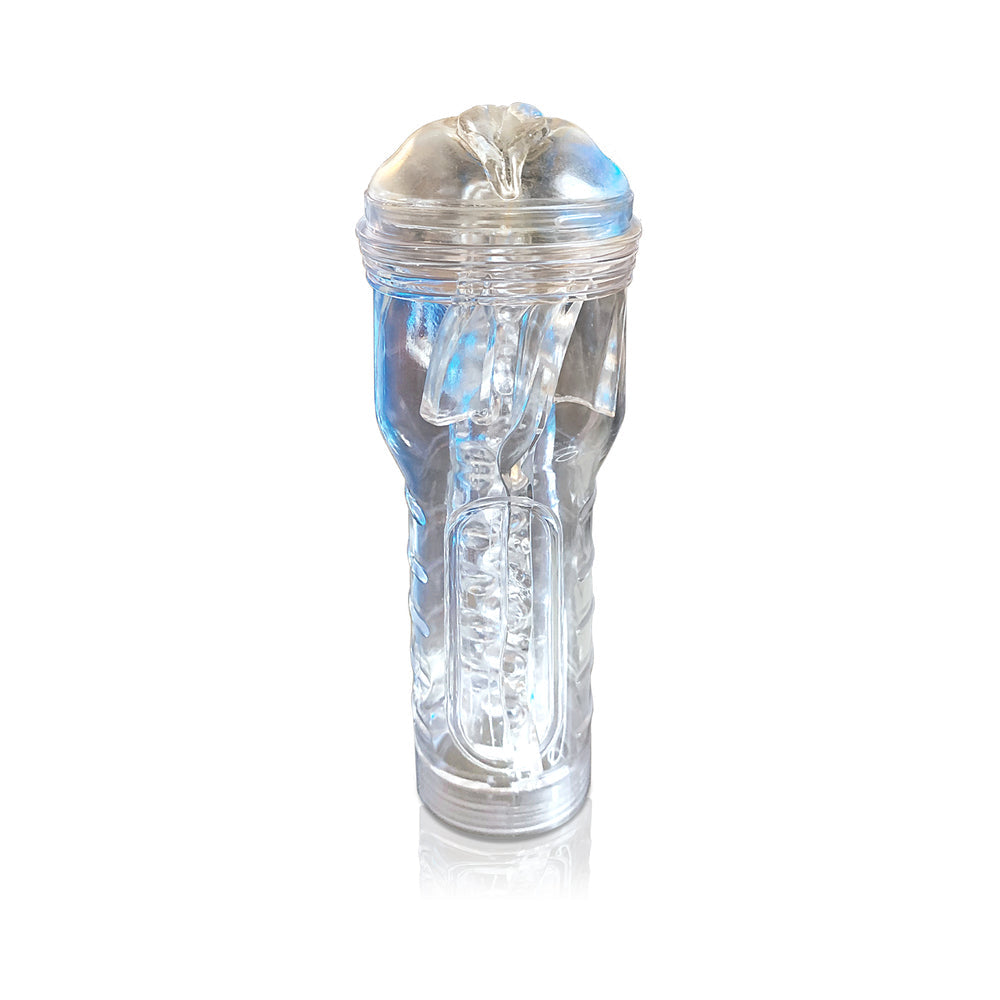 Happy Endings MSTR B8 In The Clear Pussy Stroker Squeeze Box Canister